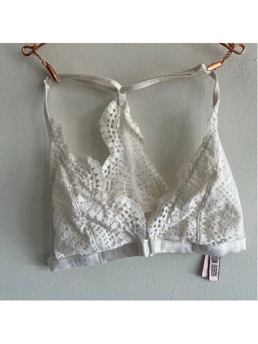 Victoria's Secret White Lace Bralette XS